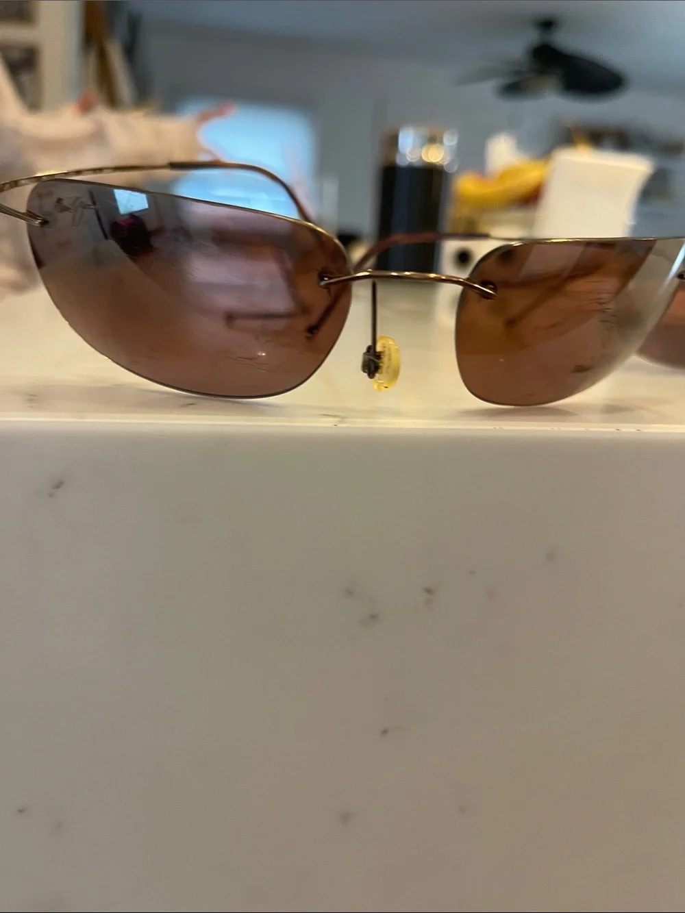 Maui Jim lightweight rimless